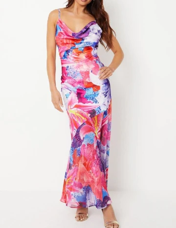 Rochie lunga Coast, mix culori