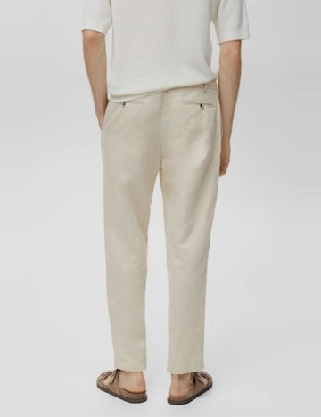 Pantaloni Mango, bej