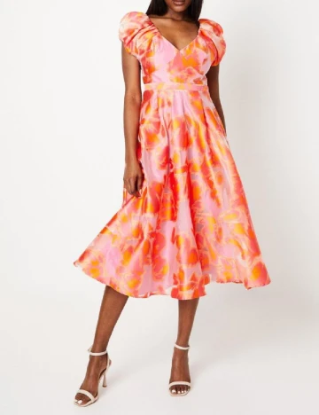 Rochie medie Coast, roz