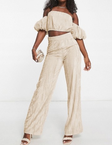Pantaloni IN THE STYLE, crem