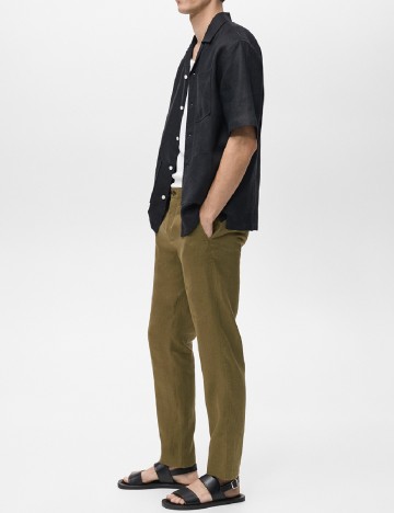 Pantaloni Mango, verde