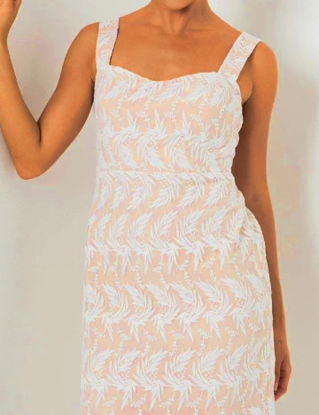 Rochie medie Coast, crem