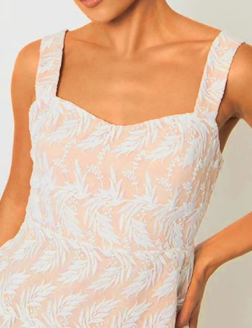 Rochie medie Coast, crem