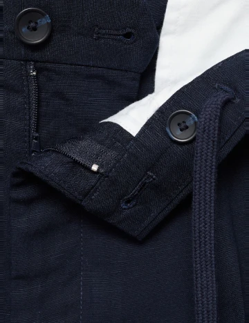 Pantaloni Mango, albastru Albastru