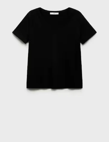 Tricou Mango, negru