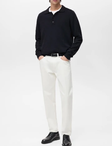 Bluza Mango, bleumarin inchis