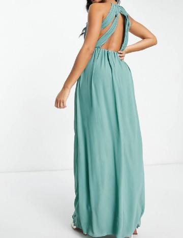 Rochie lunga TFNC London, turcoaz