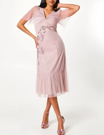 Rochie medie Coast, roz