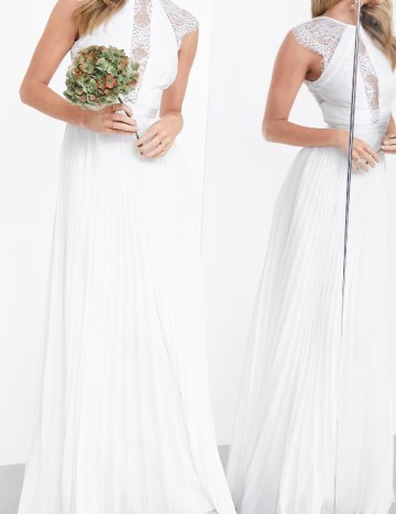 Rochie lunga ASOS, alb