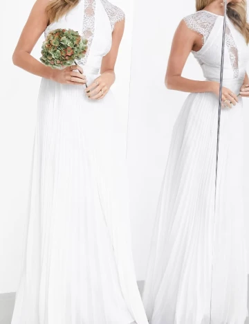 Rochie lunga ASOS, alb