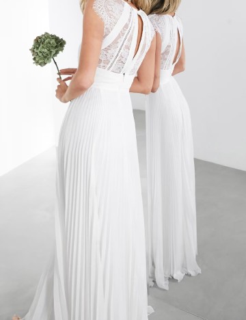 Rochie lunga ASOS, alb
