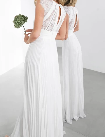 Rochie lunga ASOS, alb