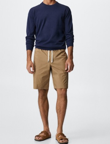 
						Pantaloni scurti Mango, maro