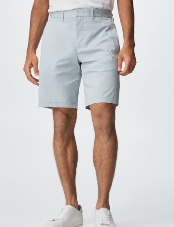 
						Pantaloni scurti Mango, albastru
