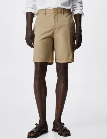 
						Pantaloni scurti Mango, maro