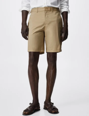 Pantaloni scurti Mango, maro
