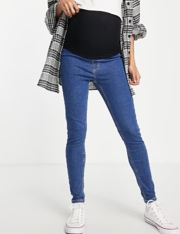 
						Blugi Top Shop Maternity, albastru