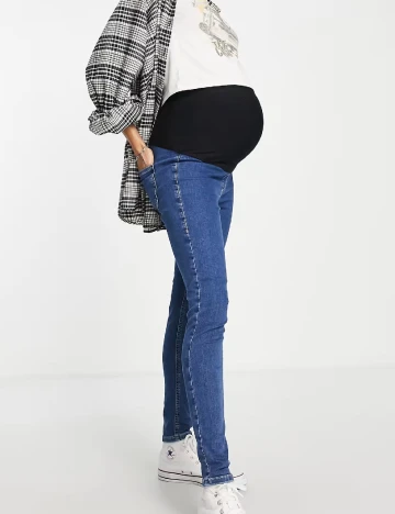 Blugi Top Shop Maternity, albastru Albastru