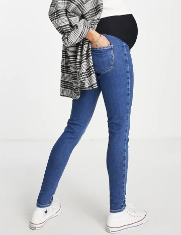 Blugi Top Shop Maternity, albastru Albastru