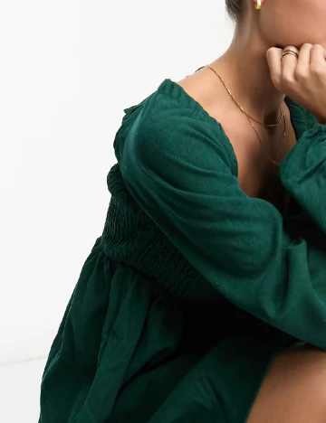 Rochie scurta Lola May, verde