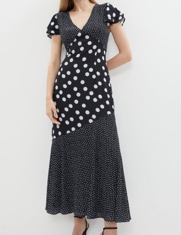 
						Rochie lunga Coast, negru