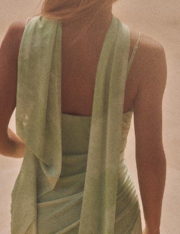 Rochie lunga Zara, verde