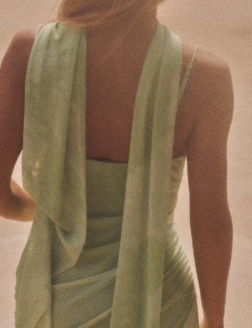 Rochie lunga Zara, verde