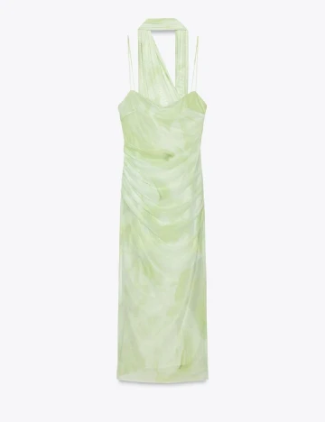 Rochie lunga Zara, verde