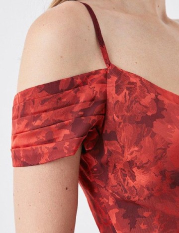 Rochie medie Coast, rosu