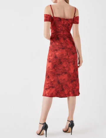 Rochie medie Coast, rosu
