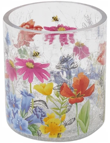 Suport lumanare Home Accents, floral Floral print