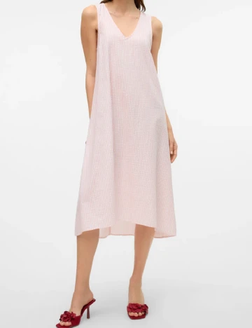 Rochie medie Vero Moda, roz