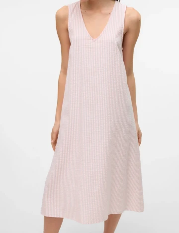 Rochie medie Vero Moda, roz