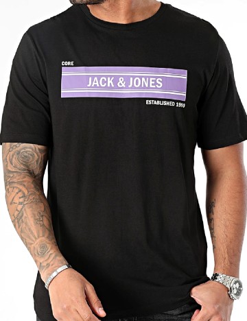 
						Tricou Jack&Jones, negru