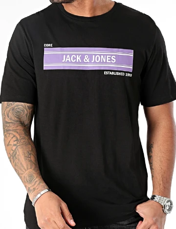 Tricou Jack&Jones, negru Negru