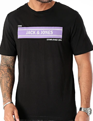 Tricou Jack&Jones, negru Negru