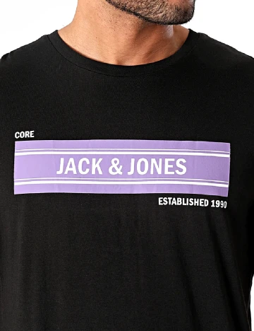 Tricou Jack&Jones, negru Negru