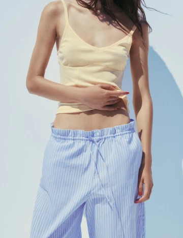 Pantaloni Zara, albastru