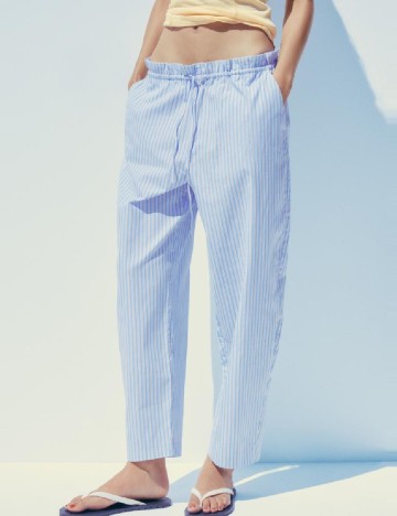 Pantaloni Zara, albastru