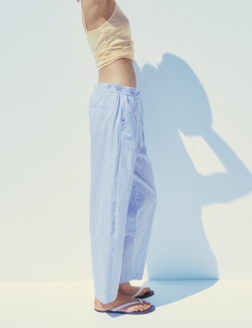 Pantaloni Zara, albastru
