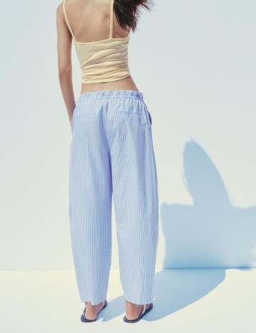 Pantaloni Zara, albastru