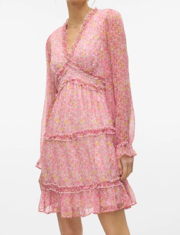 
						Rochie scurta Vero Moda, roz