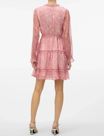Rochie scurta Vero Moda, roz