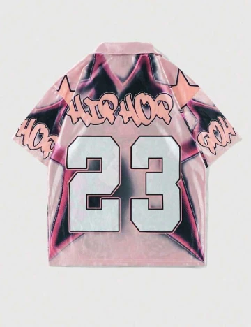 Tricou Romwe, roz Roz