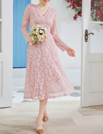 Rochie medie SHEIN, roz