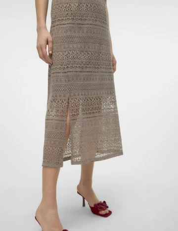 Fusta Vero Moda, gri