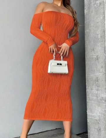 
						Rochie medie SHEIN, portocaliu