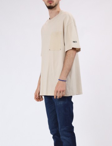 Tricou Jack&Jones, crem