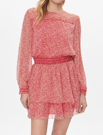 Rochie scurta Pepe Jeans, rosu