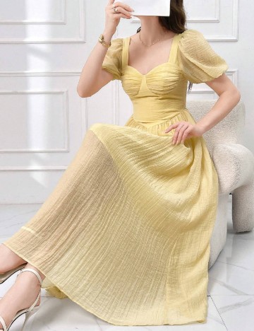 Rochie lunga SHEIN, galben